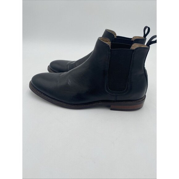 Men Aston Grey Black Leather Chelsea Boot Sz 9.5 Model 2705 Pagliaga Ankle Boots main image 8